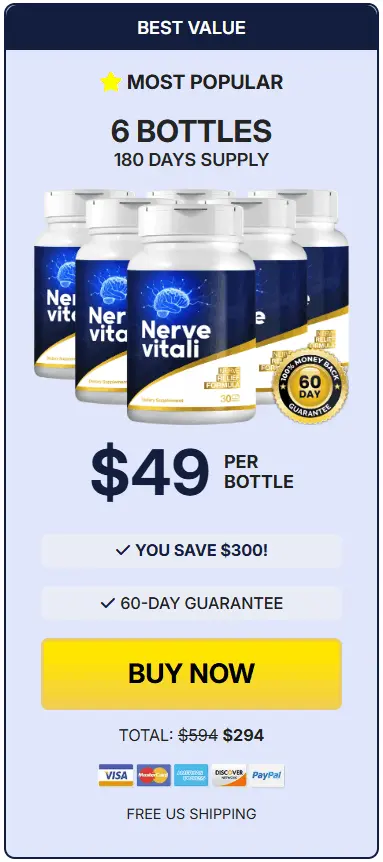 Buy NerveVitali 6 Bottle